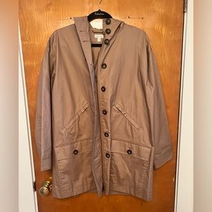 Garnet Hill Linen Coated Jacket